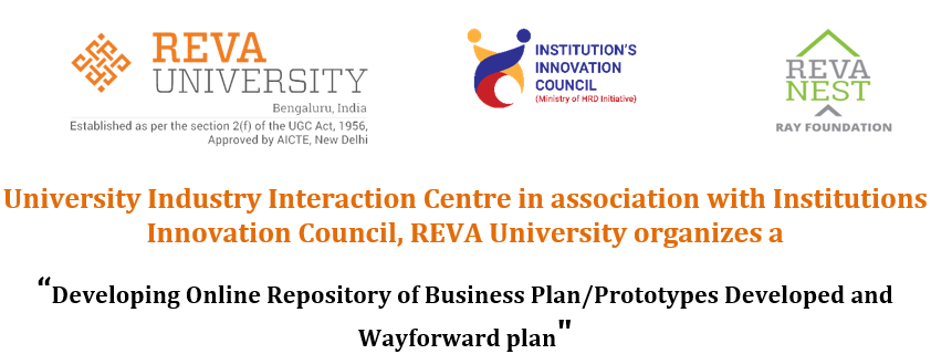 Developing Online Repository of Business Plan/Prototypes Developed and Wayforward plan 