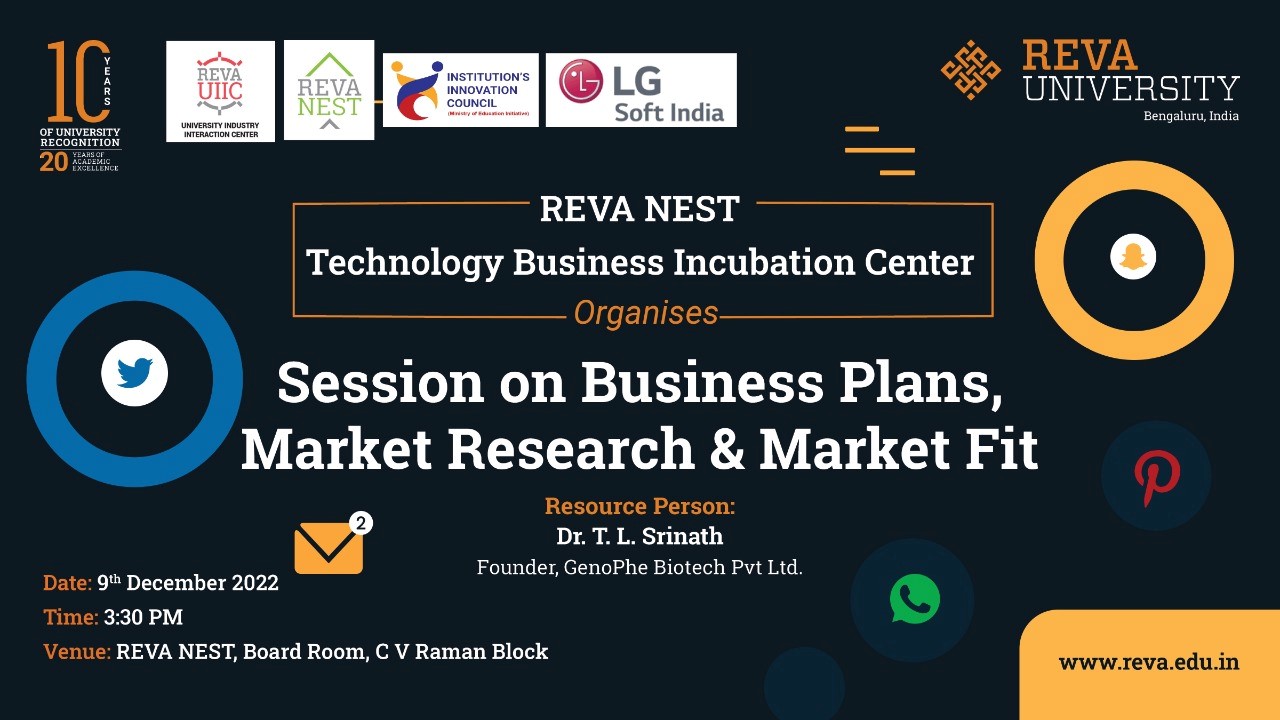 Session on Business Plans, Market Research & Market Fit