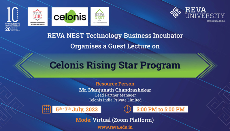 Three-day guest lecture series on the Celonis Rising Star Program- REVA NEST